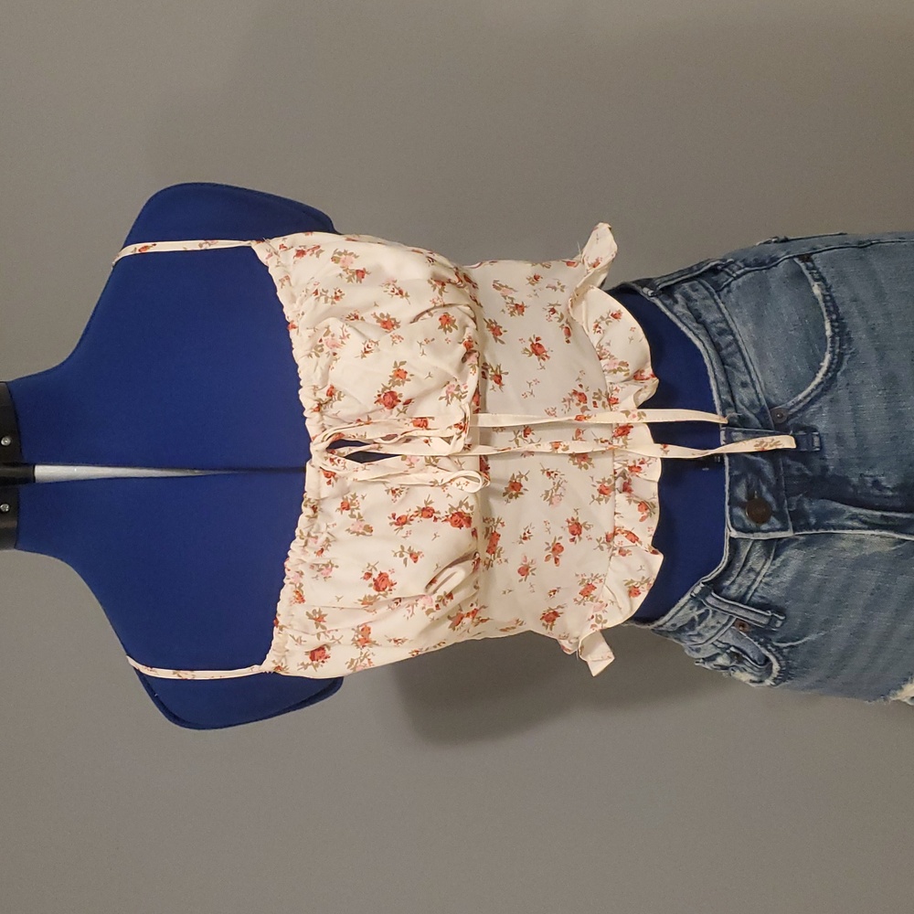 Floral Cream Camisole Top